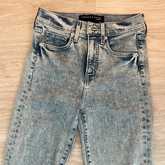 Veronica Beard- Ryleigh High Rise Slim Straight Jeans - Picture 4 of 11